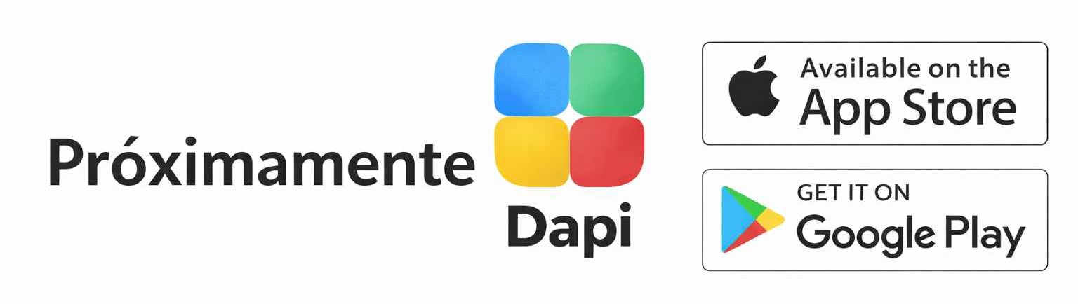 Próximamente en App Store y Google Play